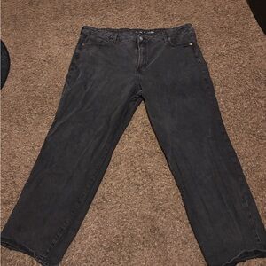Old Navy women’s straight black jeans